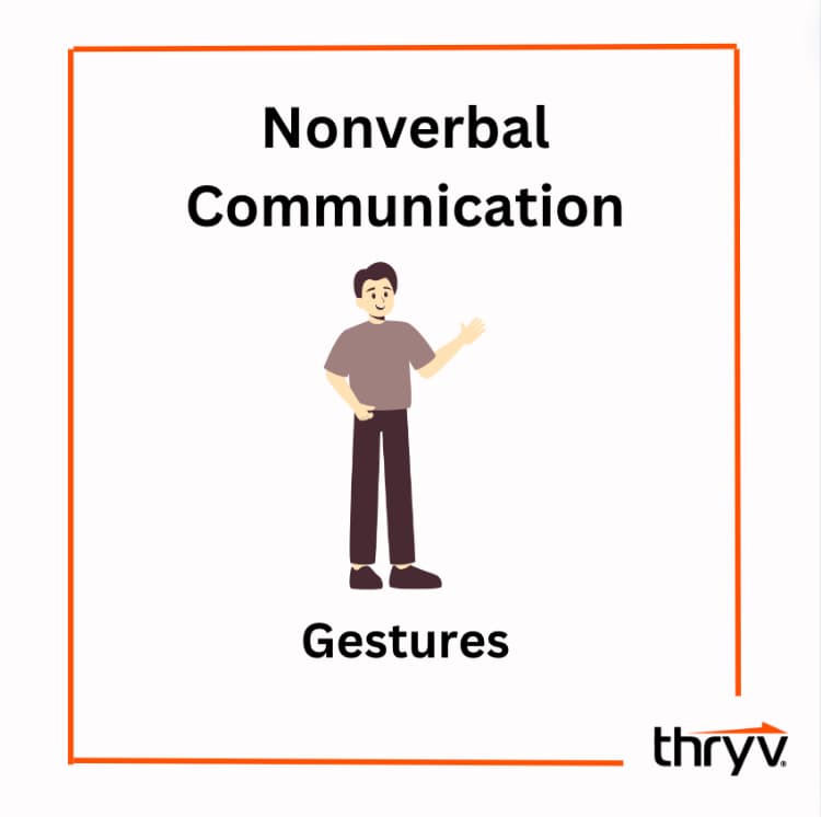 non verbal communication examples gestures 